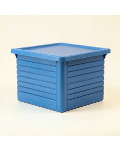 Holly Brook Closed Outdoor Storage Box - Blue (synthetic illustration; no displayed measurements)