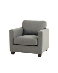 Vale Bend Upholstered Armchair - Gray (synthetic illustration; no displayed measurements)