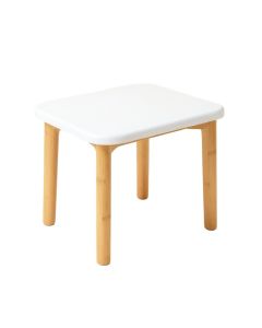 Stone Canyon Compact Balcony Table - White (synthetic illustration; no displayed measurements)