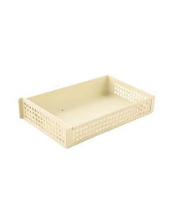 Oak Canyon Empty Under-Desk Cable Tray - Ivory (synthetic illustration; no displayed measurements)