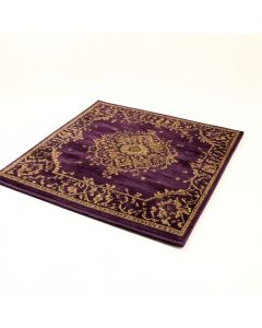 Bromley Tufted Wool Dark Plum/Gold Rug (synthetic illustration; no displayed measurements)