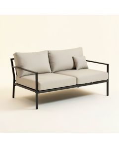 Wamac Patio Sofa With Cushions (synthetic illustration; no displayed measurements)