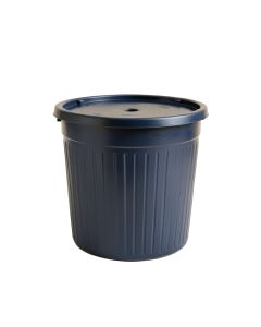 River Bridge Closed Garden Compost Bin - Navy (synthetic illustration; no displayed measurements)