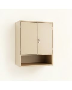 Elm Dale Wall-Mounted Laundry Cabinet - Beige (synthetic illustration; no displayed measurements)