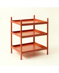 Aspen Bend Empty Countertop Canister Rack - Terracotta (synthetic illustration; no displayed measurements)