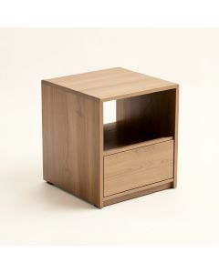 Wilfredo End Table With Storage (synthetic illustration; no displayed measurements)
