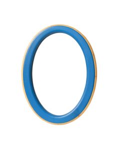 Juniper Branch Framed Wall Mirror - Blue