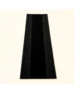 Ash Brook Narrow Runner Rug - Black (synthetic illustration; no displayed measurements)