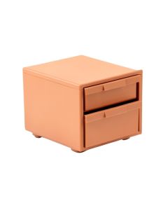 Birch Branch Small-Parts Storage Drawer Cabinet - Terracotta (synthetic illustration; no displayed measurements)