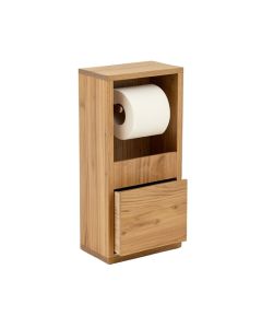 Freestanding Toilet Paper Holder With Storage And Drawer