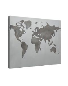 World Map - Wrapped Canvas Painting Print