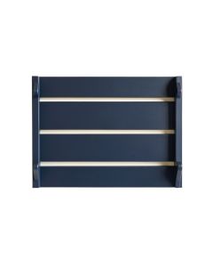 Maple Crossing Empty Wall-Mounted Tool Organizer Panel - Navy
