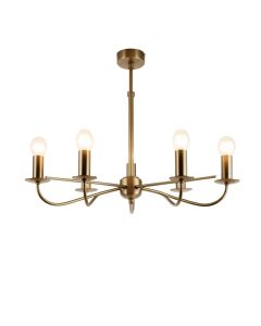 Dycus 6 - Light Sputnik Modern Linear Chandelier (synthetic illustration; no displayed measurements)