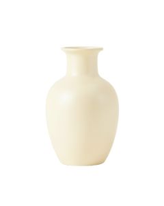 Pine Branch Empty Decorative Vase - Cream (synthetic illustration; no displayed measurements)