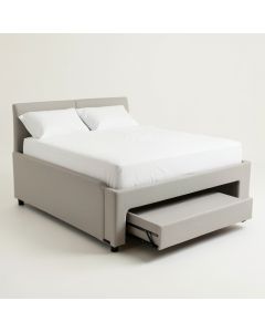 Ashpreet Twin Standard Bed With Trundle (synthetic illustration; no displayed measurements)