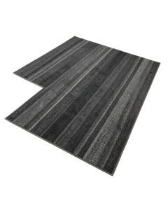 Amalfi Striped Charcoal Indoor / Outdoor Area Rug (synthetic illustration; no displayed measurements)