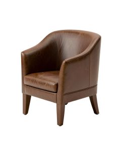 Leather Upholstered Dining Chair (synthetic illustration; no displayed measurements)