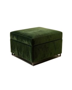 Abby 24 '' Velvet Rectangle Standard Ottoman (synthetic illustration; no displayed measurements)