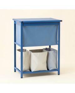 Hazel Brook Laundry Sorting Station With Plain Removable Bags - Blue (synthetic illustration; no displayed measurements)
