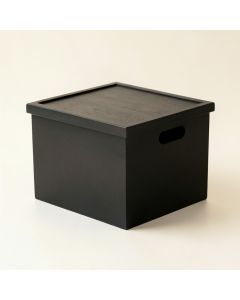 Dawn Bluff Low Toy Storage Unit - Black (synthetic illustration; no displayed measurements)