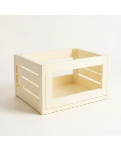 Glen Dell Empty Furniture-Style Pet Crate - Cream (synthetic illustration; no displayed measurements)