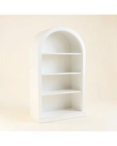 Alder Field Freestanding Bookcase - White (synthetic illustration; no displayed measurements)