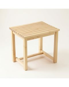 Summit Crossing Compact Balcony Table - Beige (synthetic illustration; no displayed measurements)