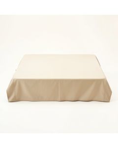 Cedar Crest Flat Bed Sheet - Beige (synthetic illustration; no displayed measurements)