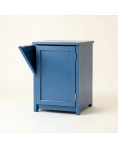 Dune Canyon Freestanding Pull-Out Hamper Cabinet - Blue (synthetic illustration; no displayed measurements)