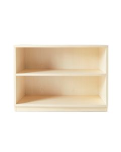 Flint Arc Low Bookcase - Ivory