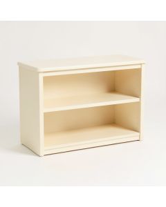 River Bend Low Bookcase - Cream (synthetic illustration; no displayed measurements)