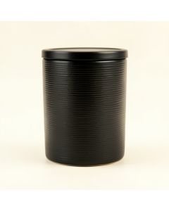 Cove Brook Storage Canister With Lid - Black (synthetic illustration; no displayed measurements)