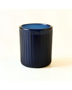 Ash Branch Empty Candle Holder - Navy (synthetic illustration; no displayed measurements)