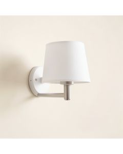 Brook Arc Wall Sconce Mounted On A Plain Wall (synthetic illustration; no displayed measurements)