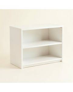 Juniper Bluff Low Bookcase - White (synthetic illustration; no displayed measurements)