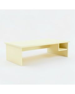 Sage Branch Desktop Monitor Riser - Cream (synthetic illustration; no displayed measurements)