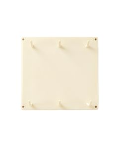 Stone Bluff Empty Wall-Mounted Tool Organizer Panel - Cream