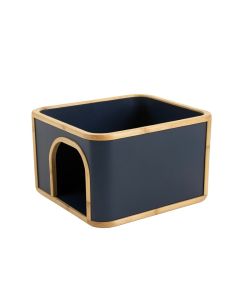 Cedar Dell Empty Furniture-Style Litter Enclosure - Navy (synthetic illustration; no displayed measurements)