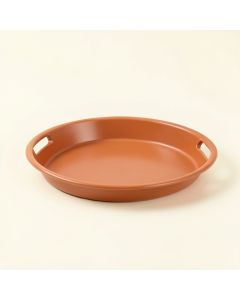 Fern Arc Serving Tray (synthetic illustration; no displayed measurements)