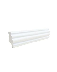 Pvc Decorative Wainscot Cap 3 '' H X 96 '' W X 1 '' D Moulding