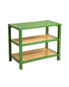 Dawn Dale Shoe Storage Bench - Green
