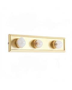 Connie 3-Light Dimmable Gold Vanity Light (synthetic illustration; no displayed measurements)
