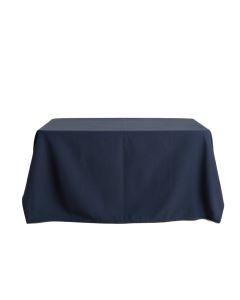 Wren Brook Flat Bed Sheet - Navy (synthetic illustration; no displayed measurements)