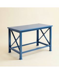 Flint Brook Empty Workshop Workbench - Blue (synthetic illustration; no displayed measurements)