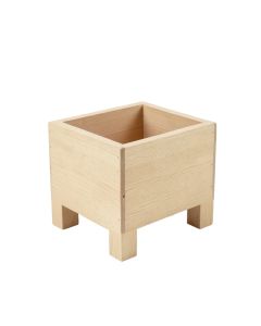 Pine Bridge Empty Raised Planter - Beige (synthetic illustration; no displayed measurements)
