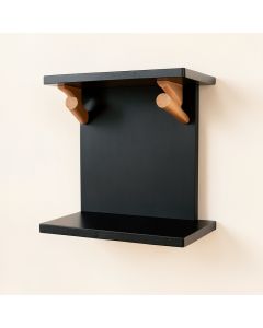 Laurel Arc Wall-Mounted Entryway Organizer Shelf (synthetic illustration; no displayed measurements)