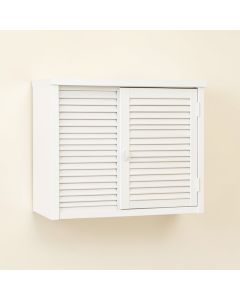 Hazel Bend Wall-Mounted Entry Cabinet - White (synthetic illustration; no displayed measurements)