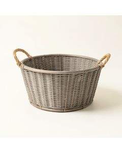 Juniper Bridge Empty Storage Basket - Gray (synthetic illustration; no displayed measurements)