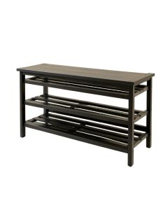 Briar Arc Shoe Storage Bench (synthetic illustration; no displayed measurements)