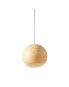 Cove Crest Pendant Light Suspended From One Plain Cable - Beige (synthetic illustration; no displayed measurements)